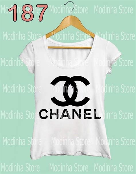 camiseta chanel feminina original|chanel blouses tops.